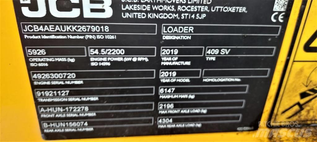 JCB 409 Kolové nakladače