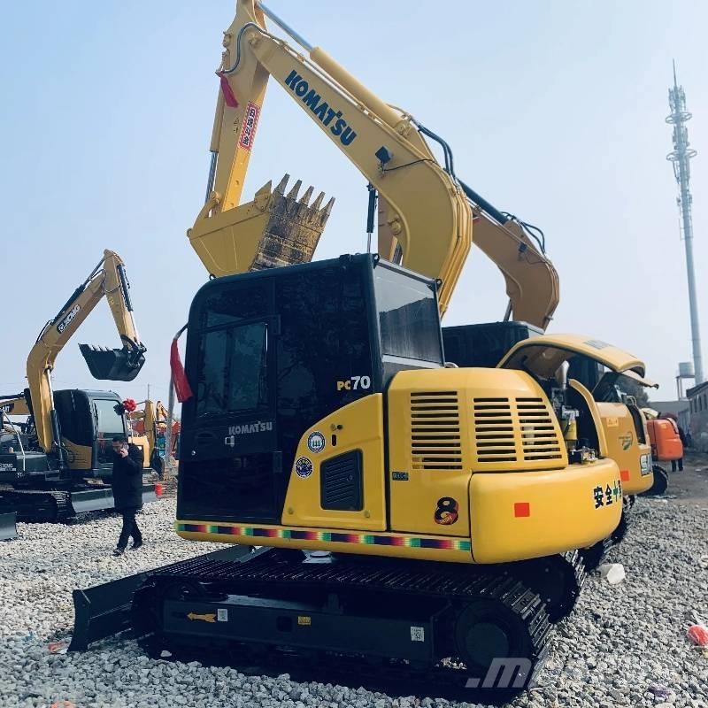 Komatsu PC 70 Pásová rýpadla