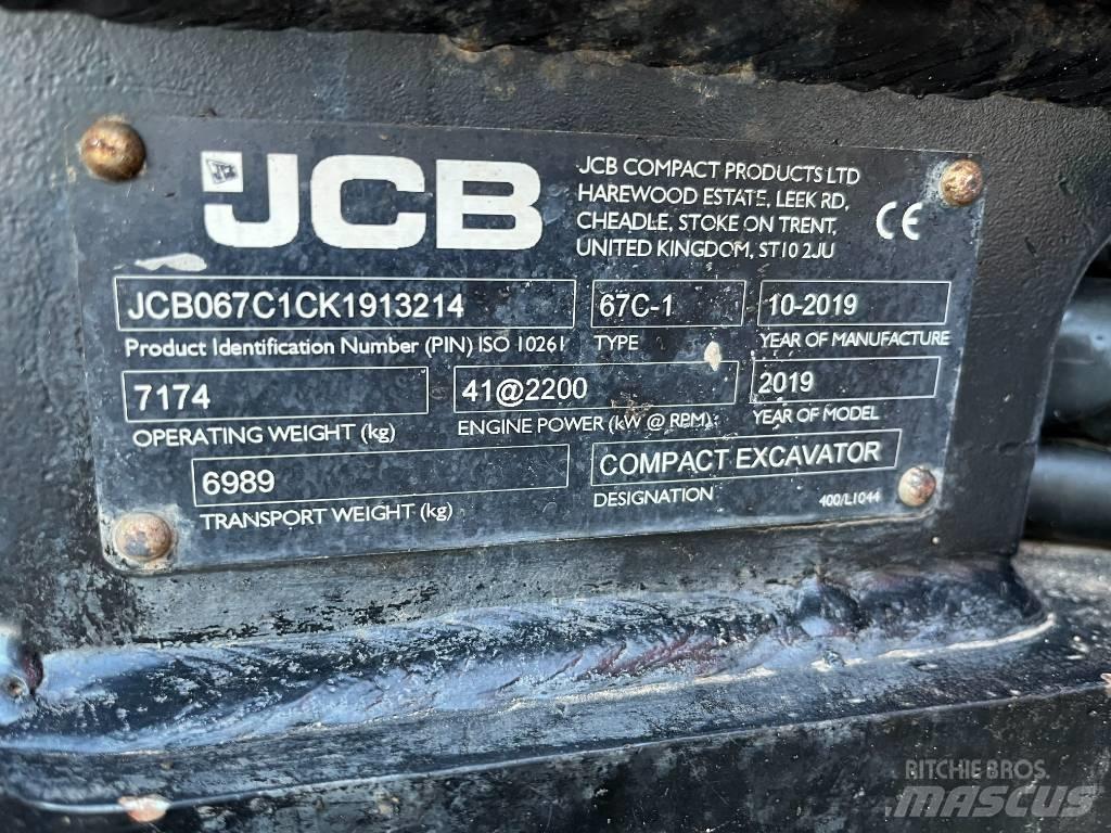JCB 67 C Mini rýpadla < 7t