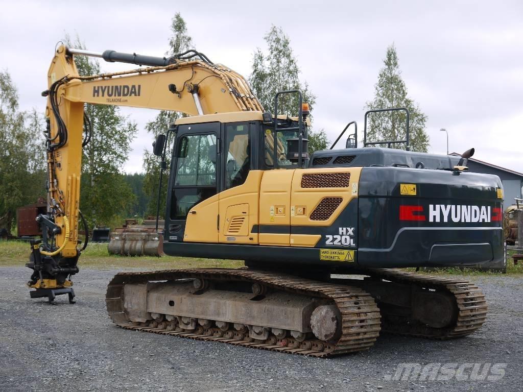 Hyundai HX 220 L Pásová rýpadla
