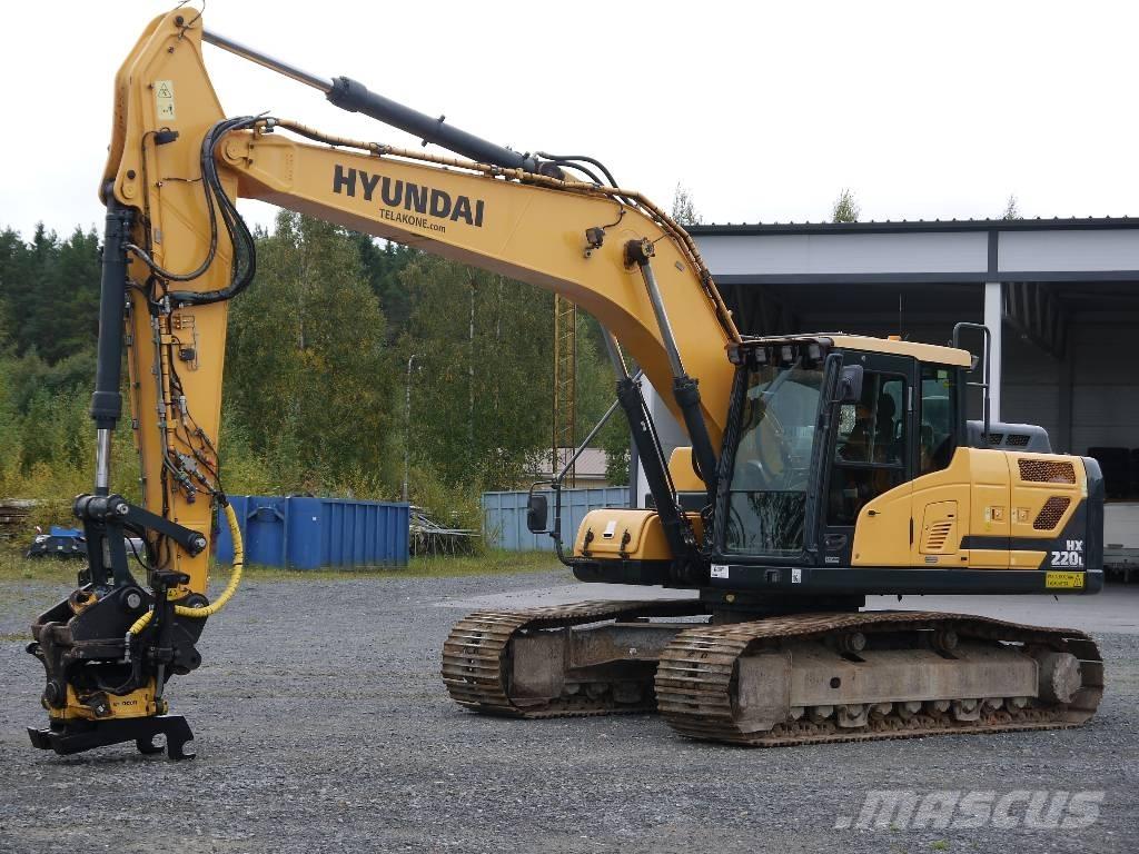 Hyundai HX 220 L Pásová rýpadla