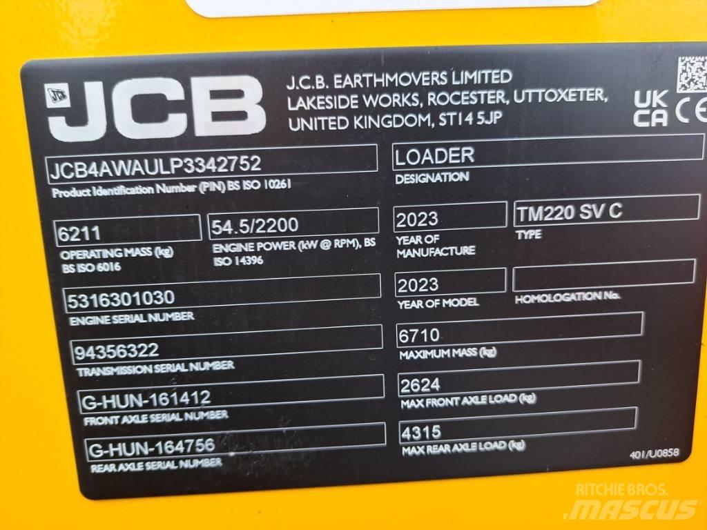JCB TM 220 SV Kolové nakladače