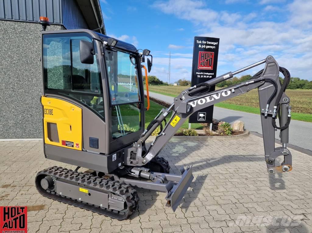 Volvo EC 18 E Mini rýpadla < 7t