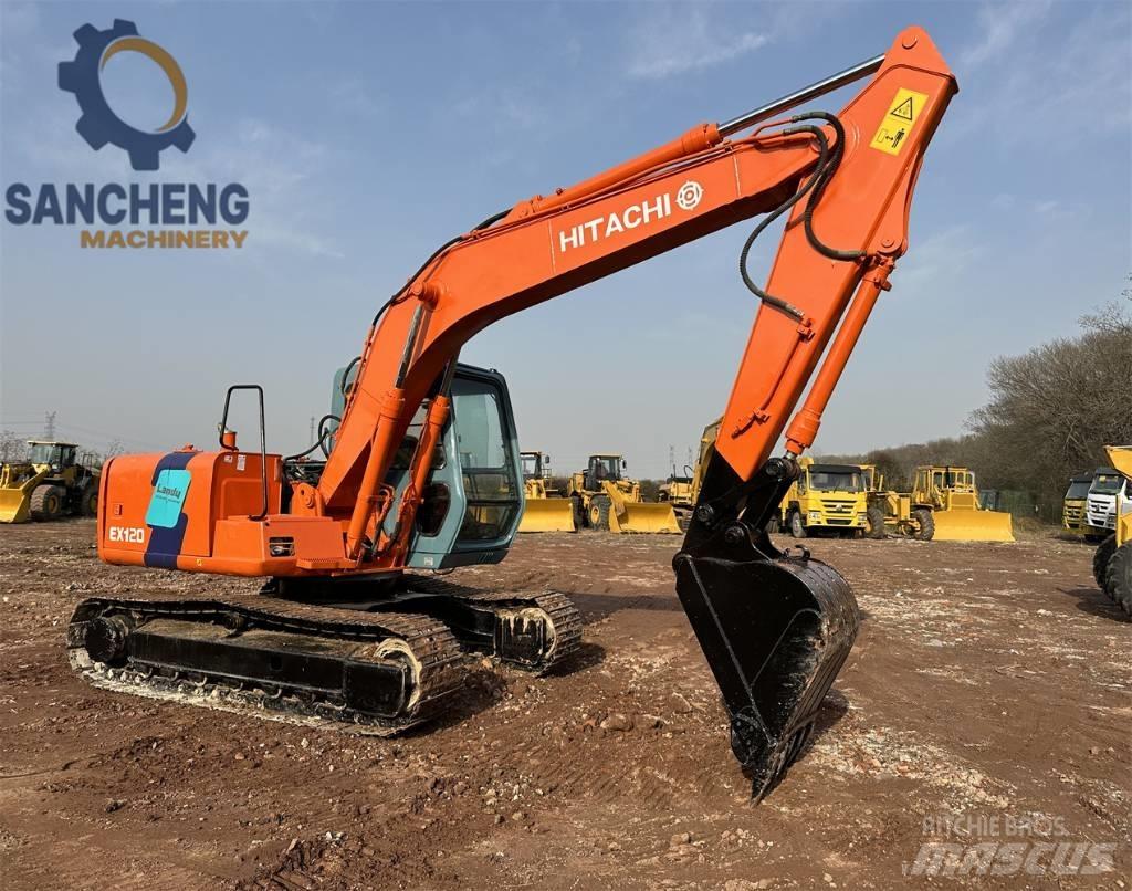 Hitachi EX 120 Pásová rýpadla