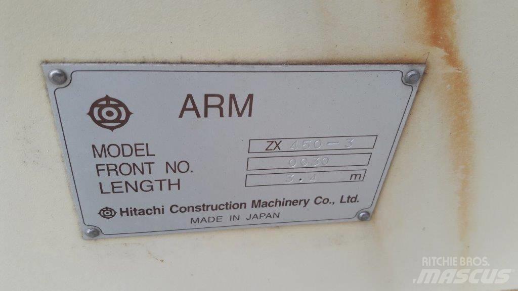 Hitachi ZX 450-3 Podvozky a zavěšení kol
