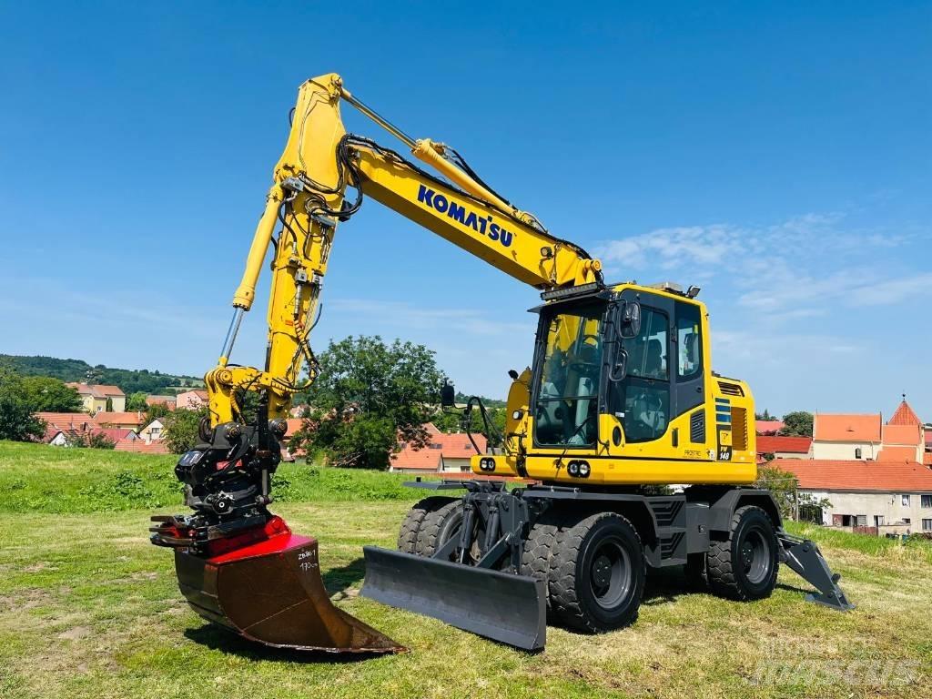 Komatsu PW 148-10 Kolová rýpadla