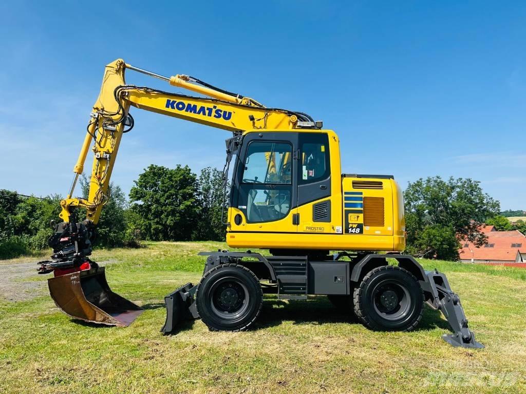 Komatsu PW 148-10 Kolová rýpadla
