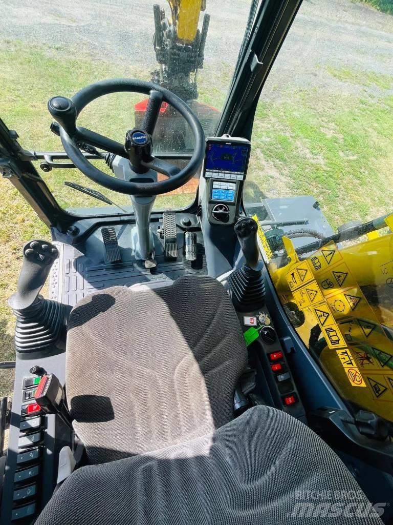 Komatsu PW 148-10 Kolová rýpadla