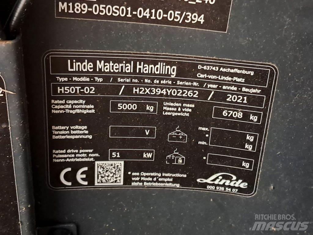 Linde H50T-02 LPG vozíky