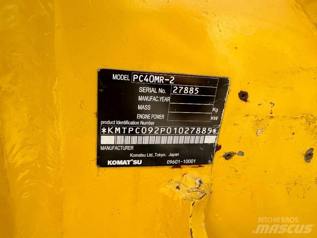 Komatsu PC 40 Mini rýpadla < 7t