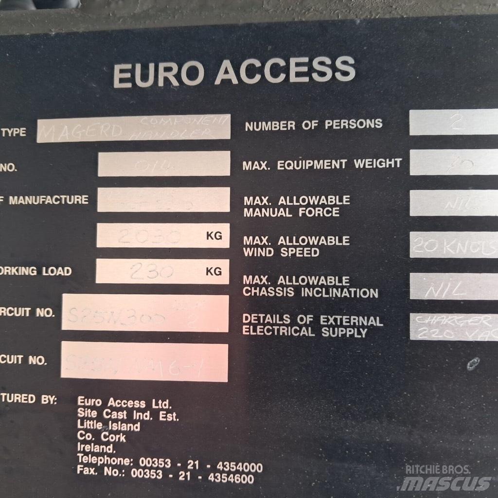 Euro Access Magerd Přívěsové plošiny