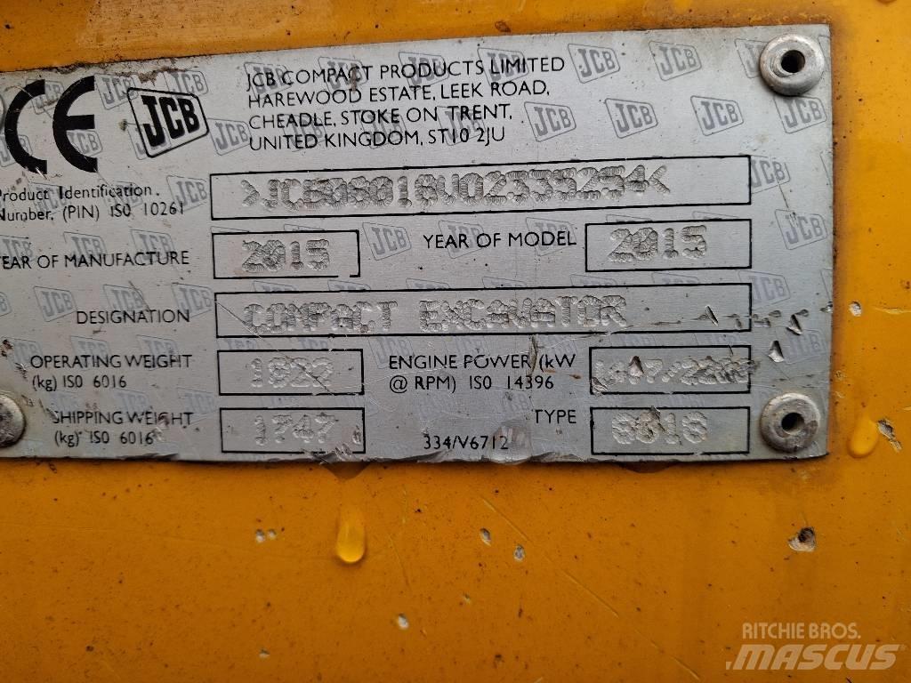 JCB 8018 CTS Mini rýpadla < 7t