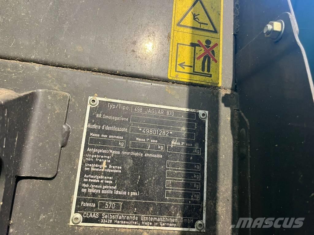 CLAAS Jaguar 970 Samojízdné sekačky