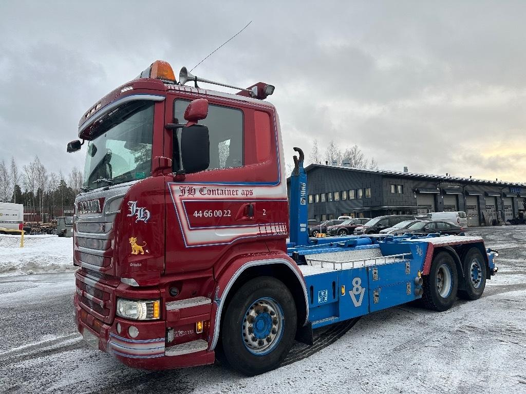 Scania R580 6x2*4 Hákový nosič kontejnerů