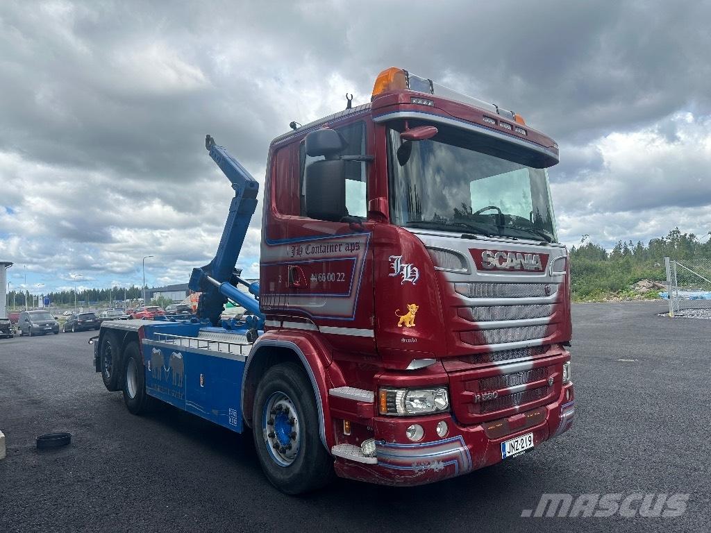 Scania R580 6x2*4 Hákový nosič kontejnerů