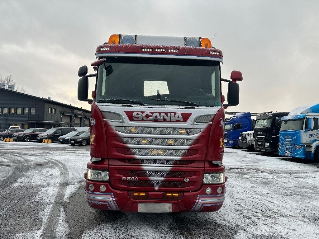 Scania R580 6x2*4 Hákový nosič kontejnerů