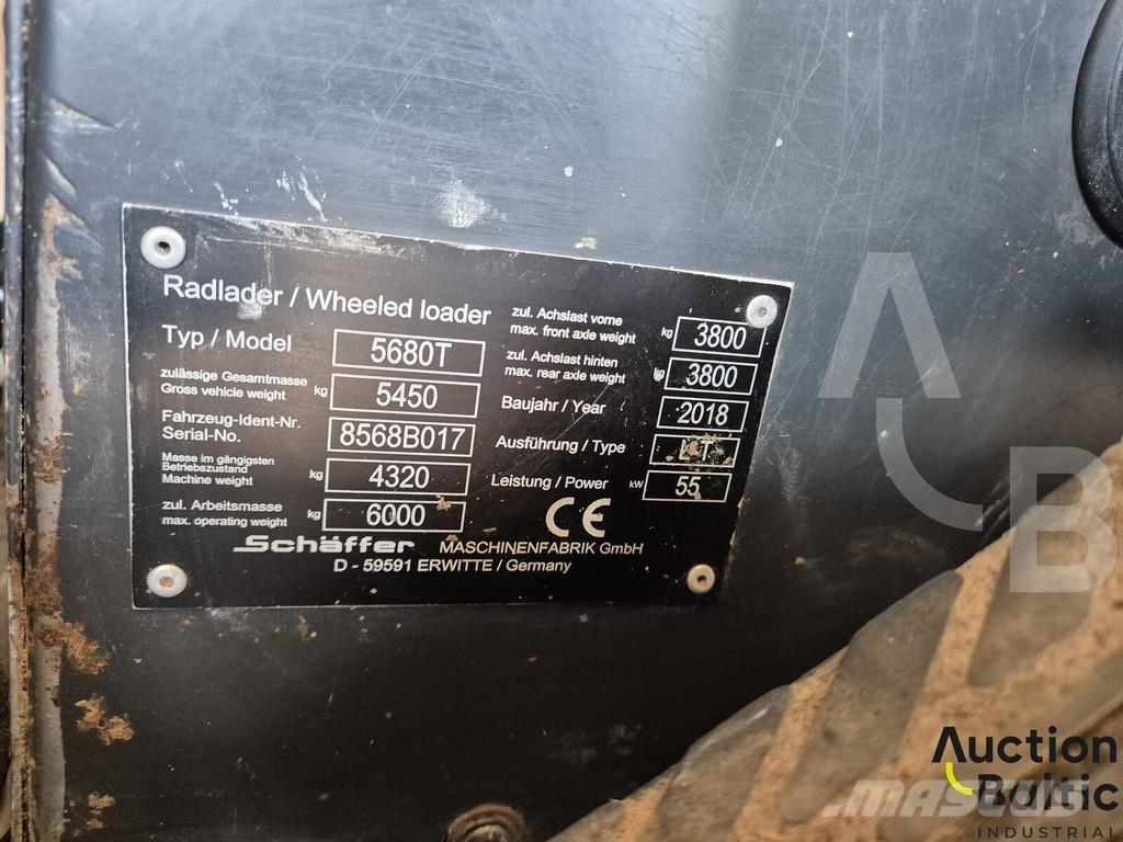 Schäffer 5680T Kolové nakladače