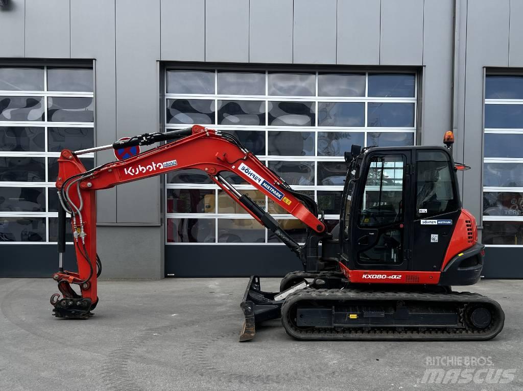 Kubota KX 080-4 | OQ45 Midi rýpadla 7t - 12t