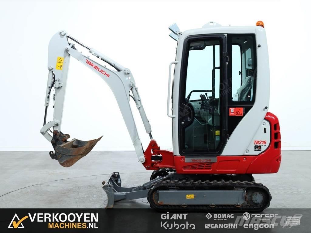 Takeuchi TB216 Mini rýpadla < 7t