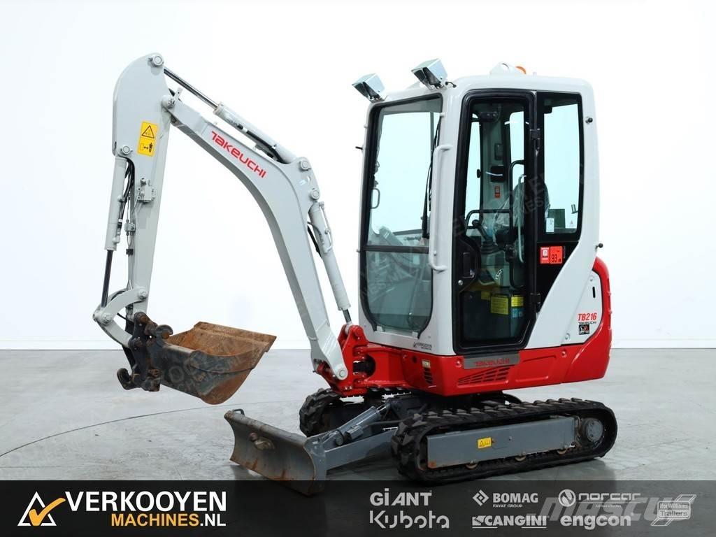 Takeuchi TB216 Mini rýpadla < 7t