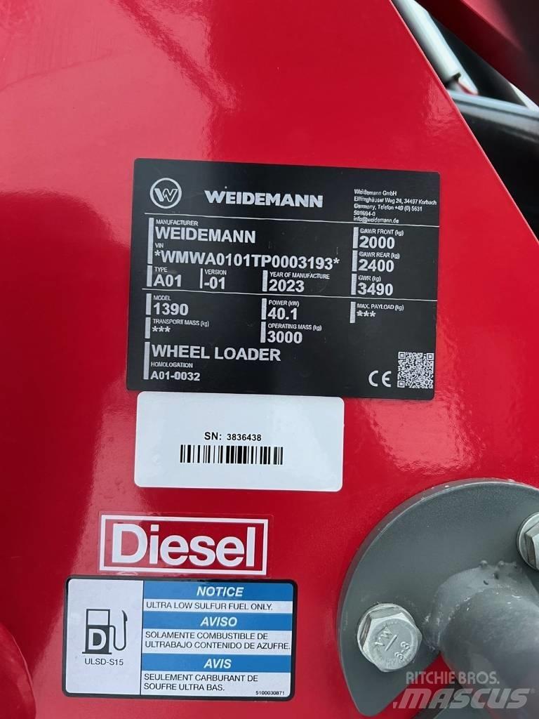 Weidemann 1390 Kolové nakladače