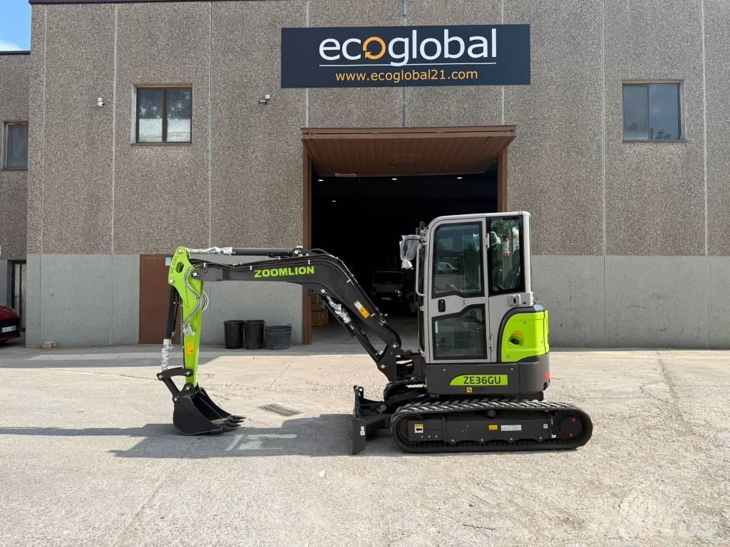 Zoomlion ZE 36 GU Mini rýpadla < 7t