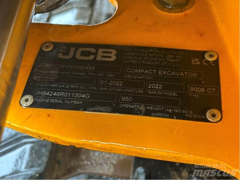 JCB MICRO 8008 Mini rýpadla < 7t