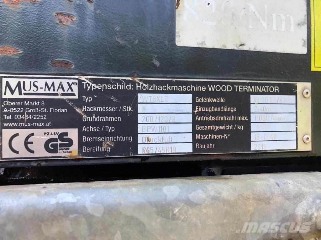 Mus-Max WT8XLZ Štěpkovače