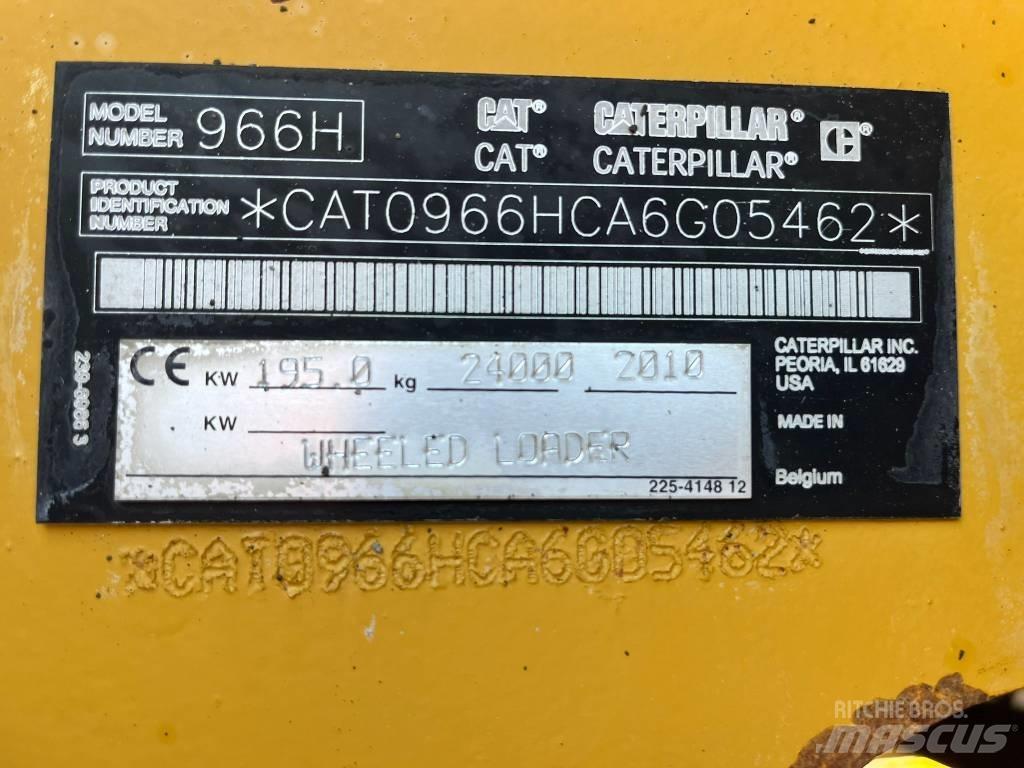 CAT 966 H Kolové nakladače