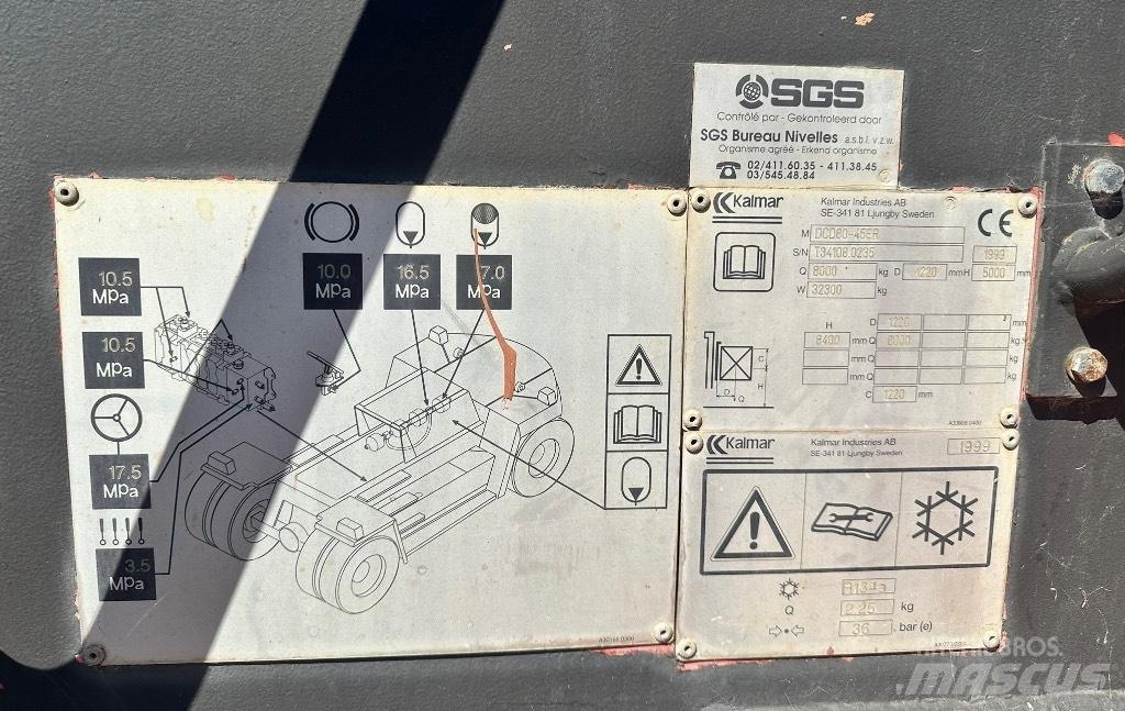 Kalmar DCD 80-45R Dieselové vozíky