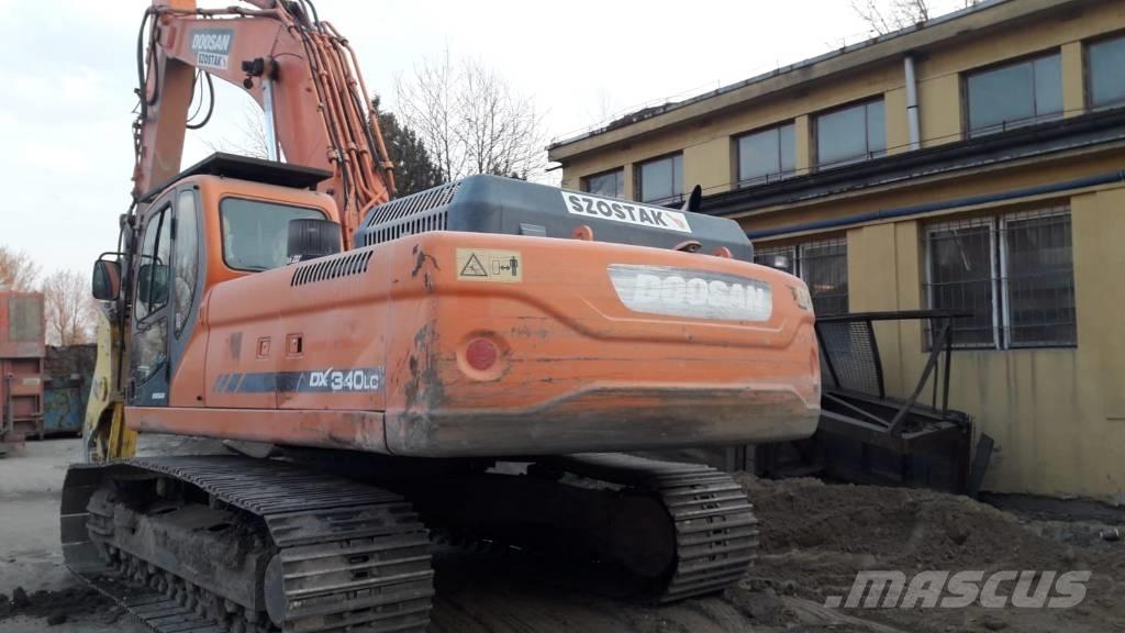 Doosan DX 340 LC Pásová rýpadla