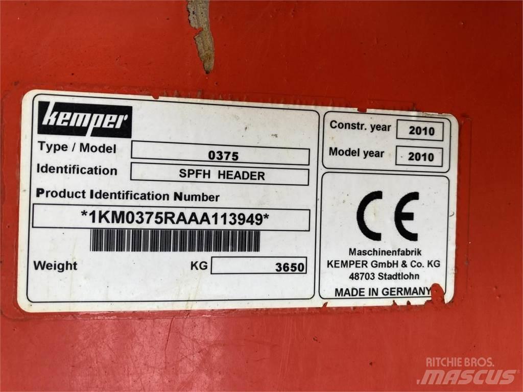 Kemper 375 Příslušenství a náhradní díly ke kombajnům