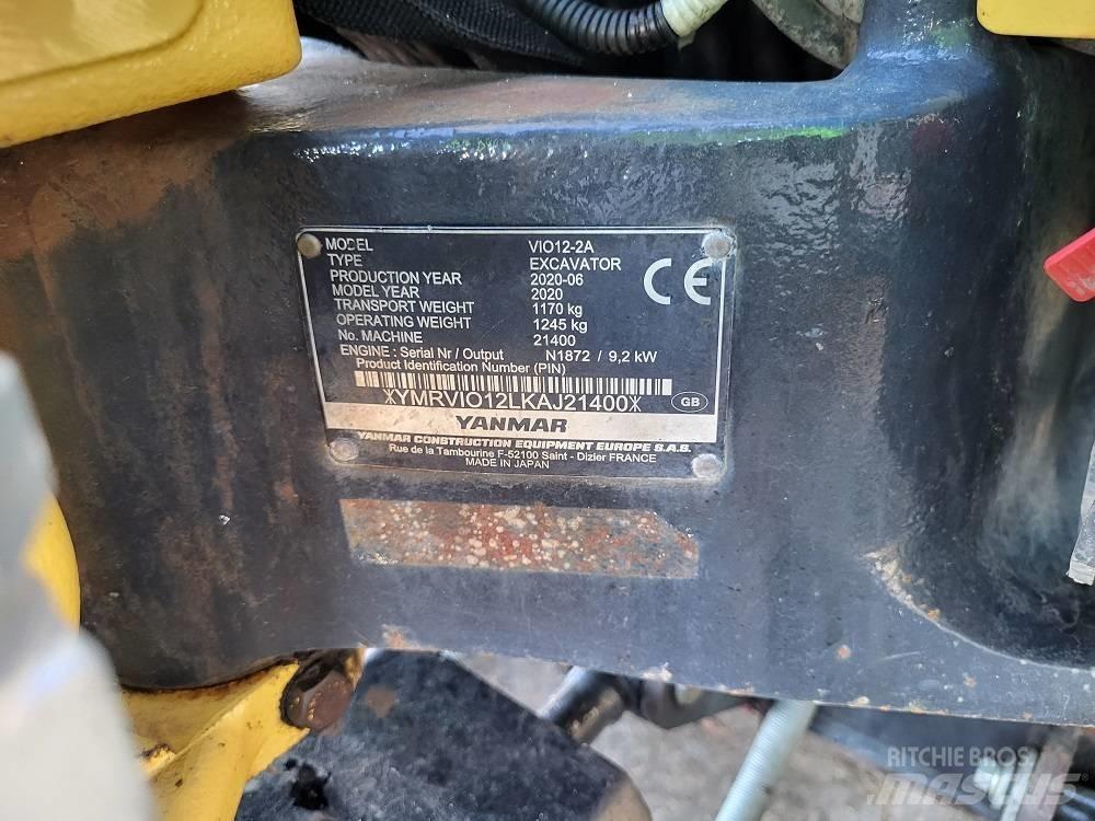 Yanmar Vio 12 Mini rýpadla < 7t