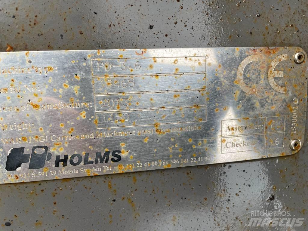 Holms PD 3,6 Sněžné pluhy, přední sněhové radlice