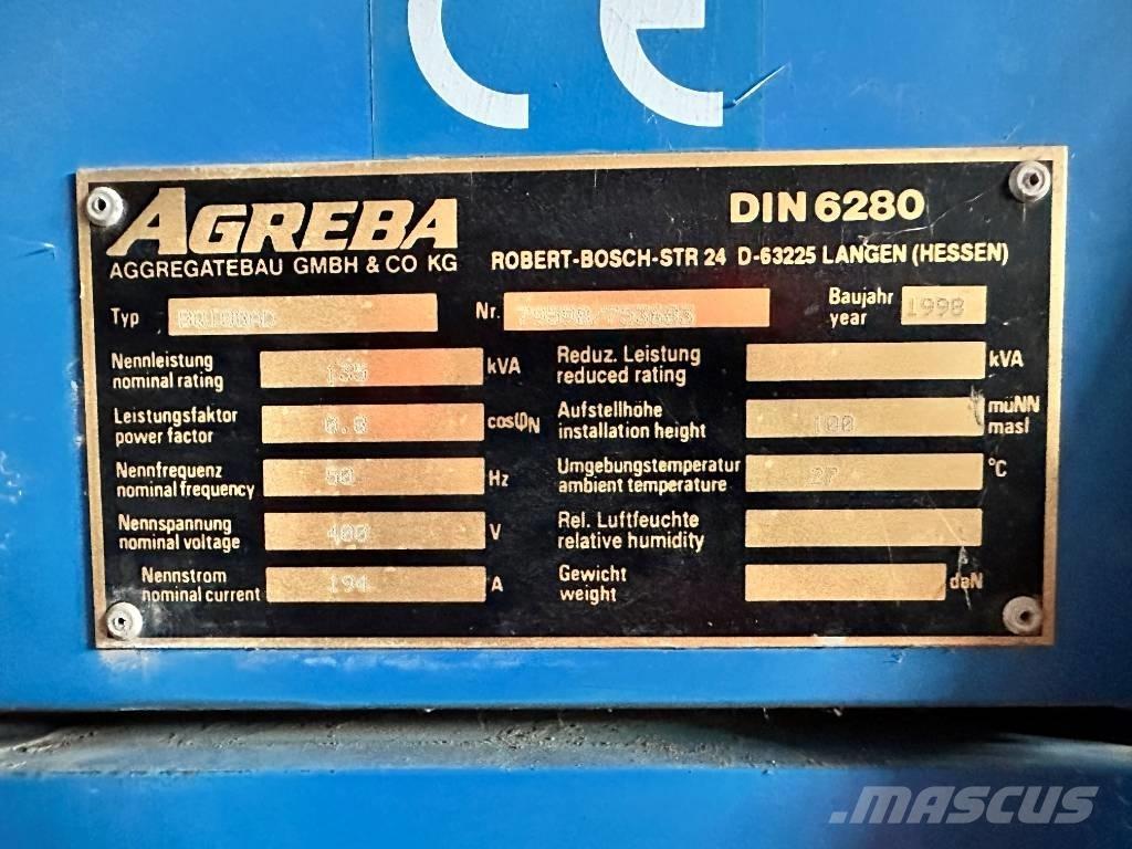 Cummins Agreba Naftové generátory