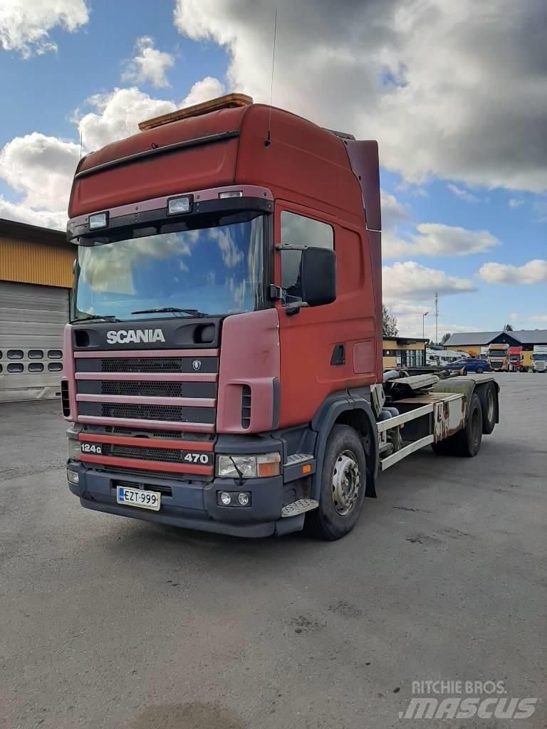 Scania R 124 Hákový nosič kontejnerů