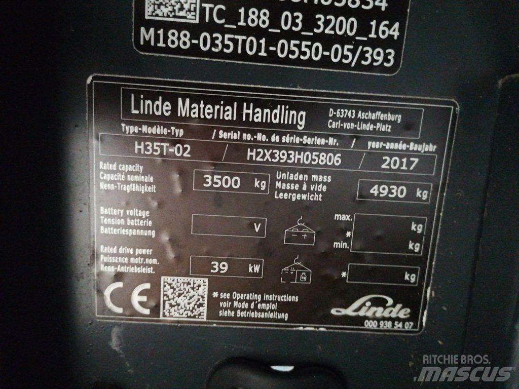 Linde H35T-02 LPG vozíky