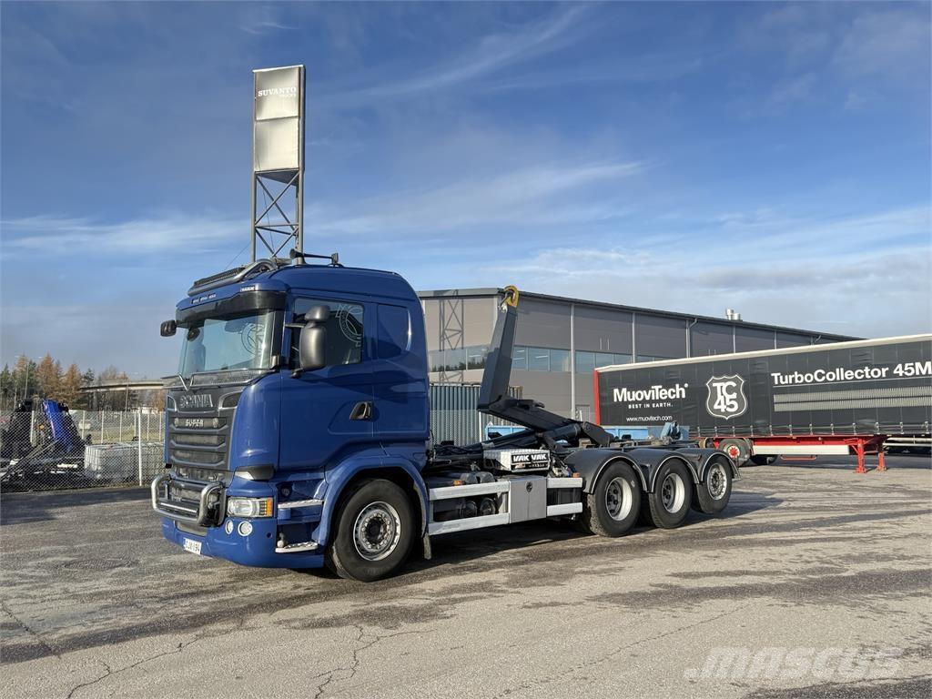 Scania R 730 8X4 Hákový nosič kontejnerů