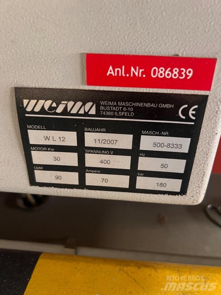 Weima HWV 3000 / WL12 Drtiče odpadu