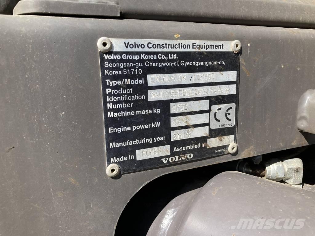 Volvo ECR 88 D Midi rýpadla 7t - 12t