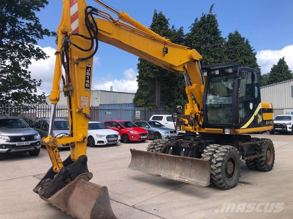 JCB JS145W Kolová rýpadla