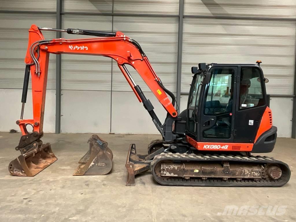 Kubota KX 080-4 A Midi rýpadla 7t - 12t