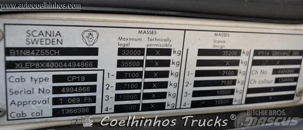 Scania 114 G 380 Sklápěč na obilí