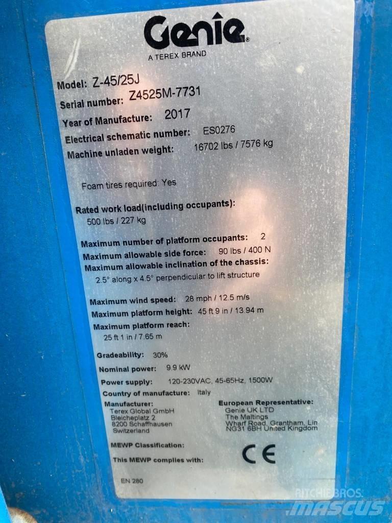 Genie Z 45/25 J BI Kloubové plošiny