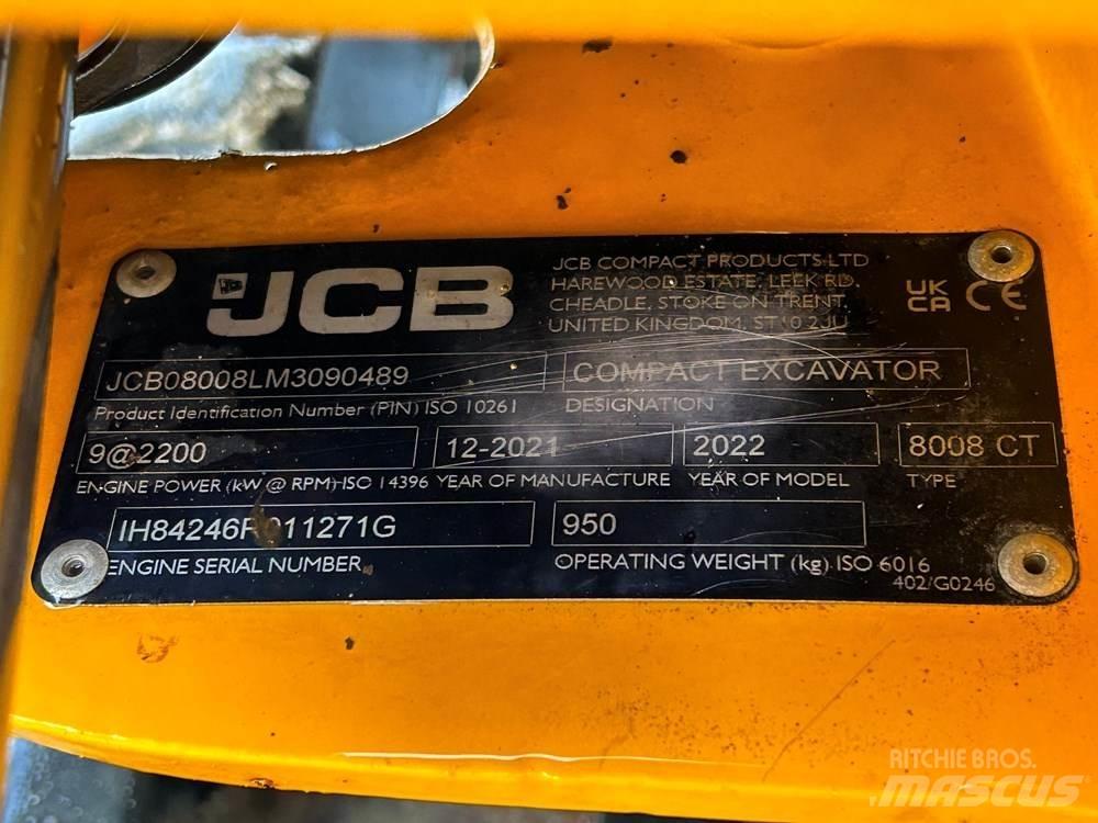 JCB 8008 Mini rýpadla < 7t