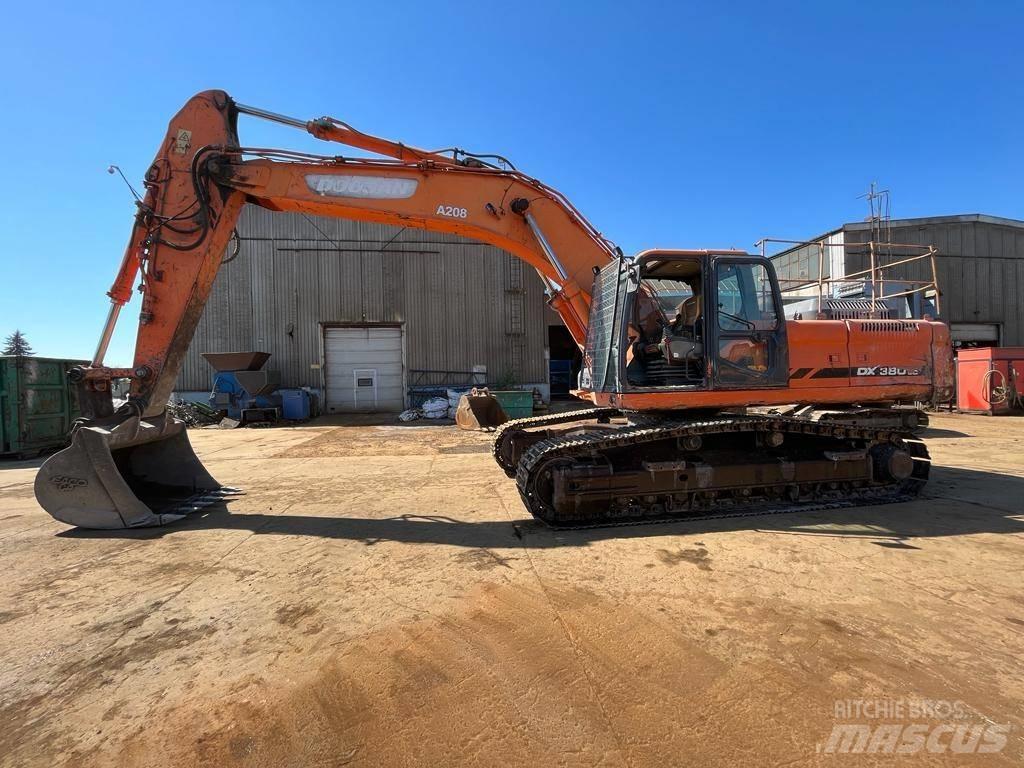 Doosan DX 380 LC Pásová rýpadla
