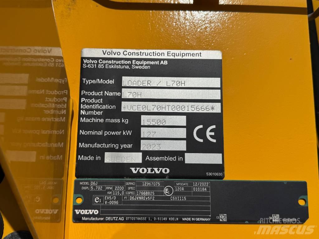 Volvo L 70 H Kolové nakladače