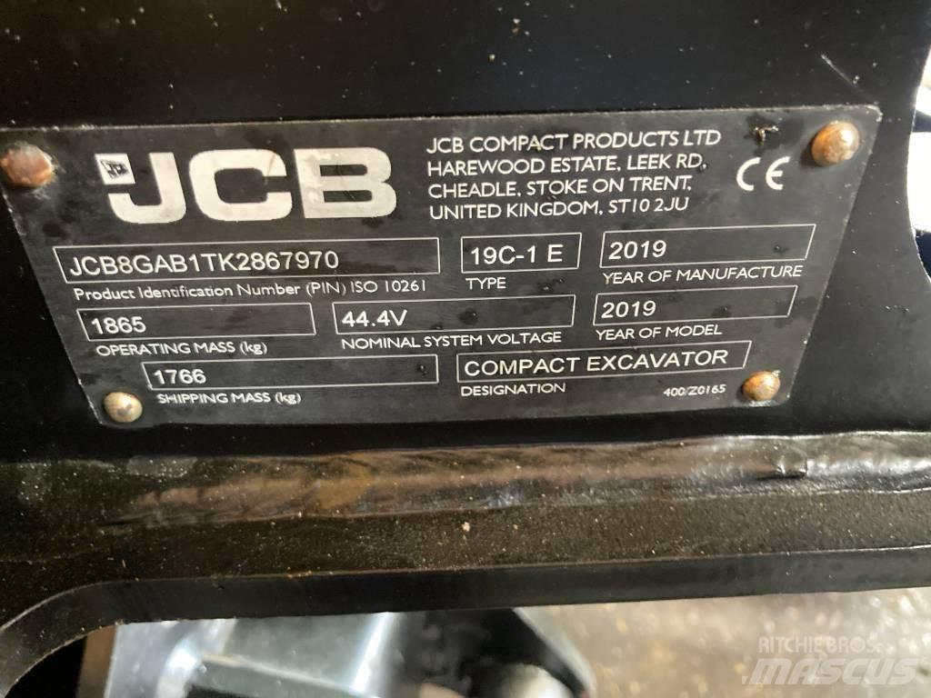 JCB 19 C-IE Mini rýpadla < 7t