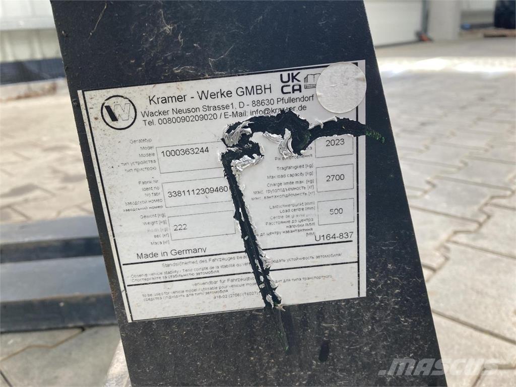 Kramer 1200 mm Příslušenství předního nakladače