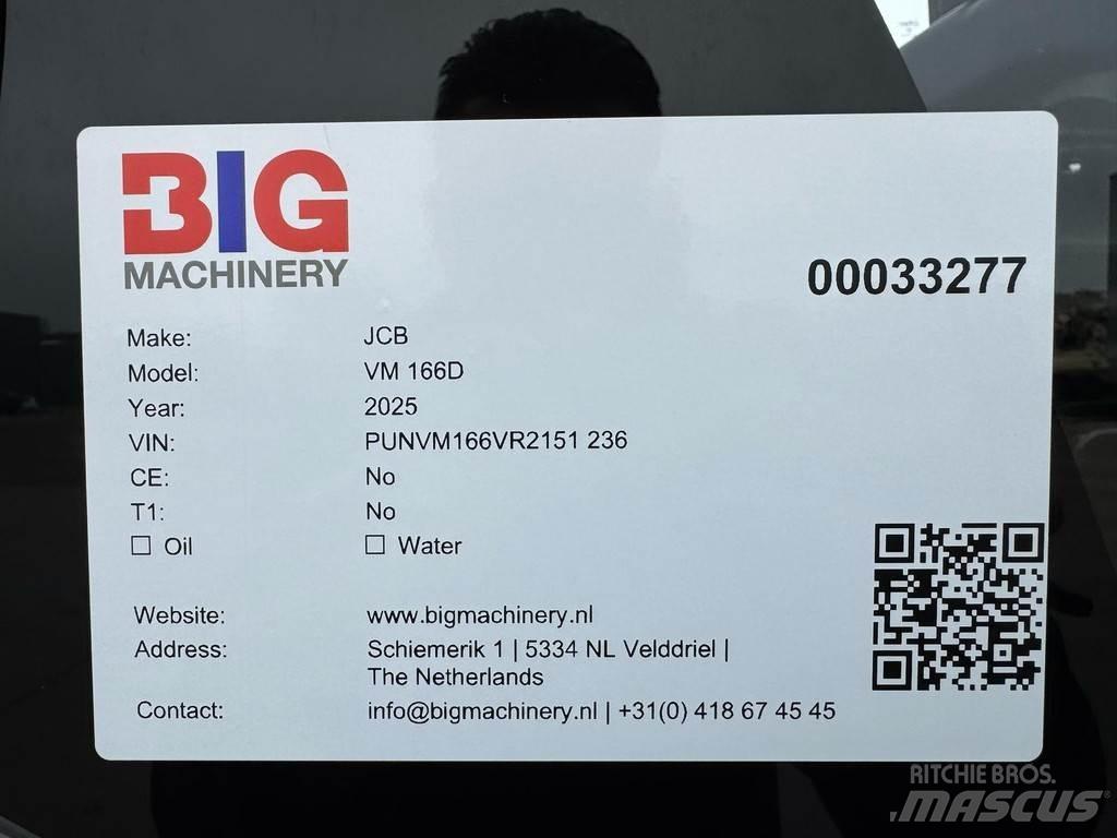 JCB VM166D Tahačové válce